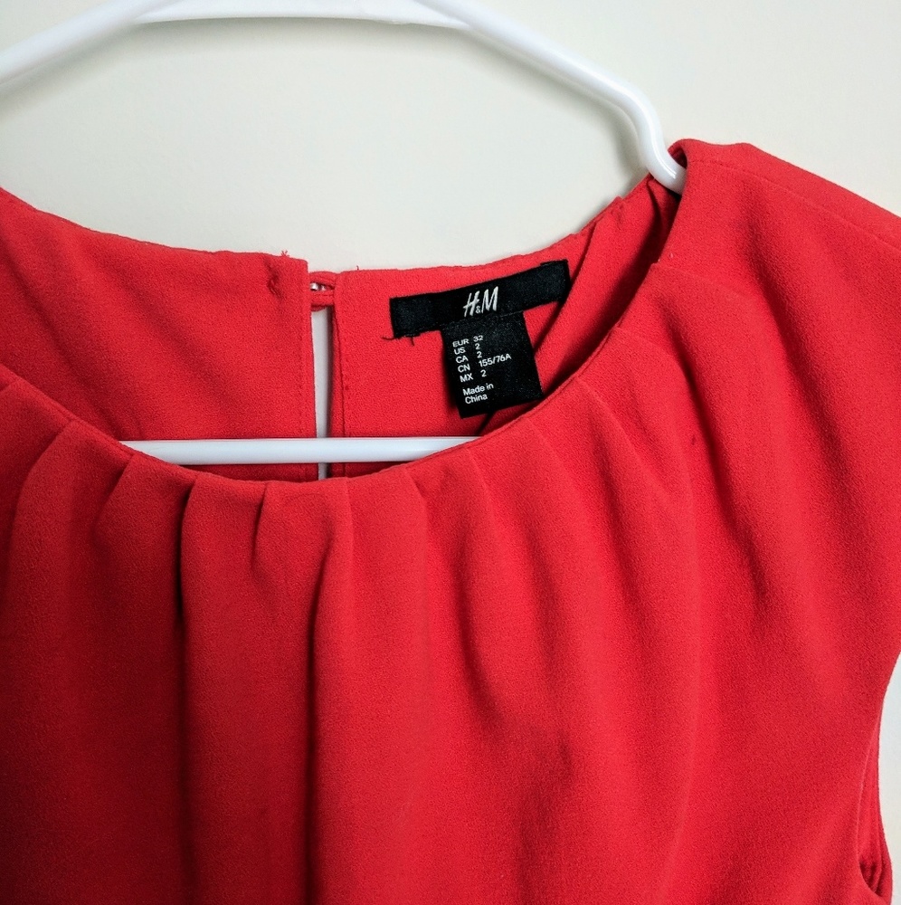 H&M red dress